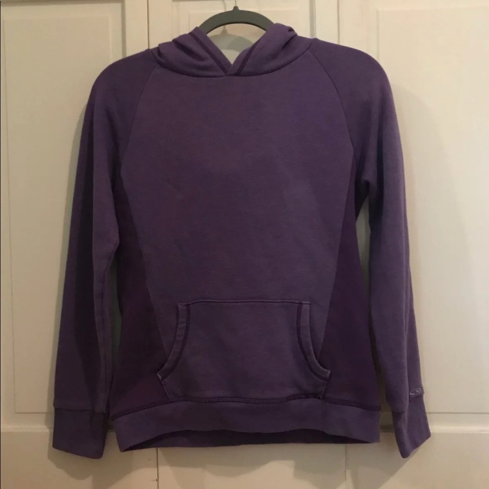 Girls plum hoodie